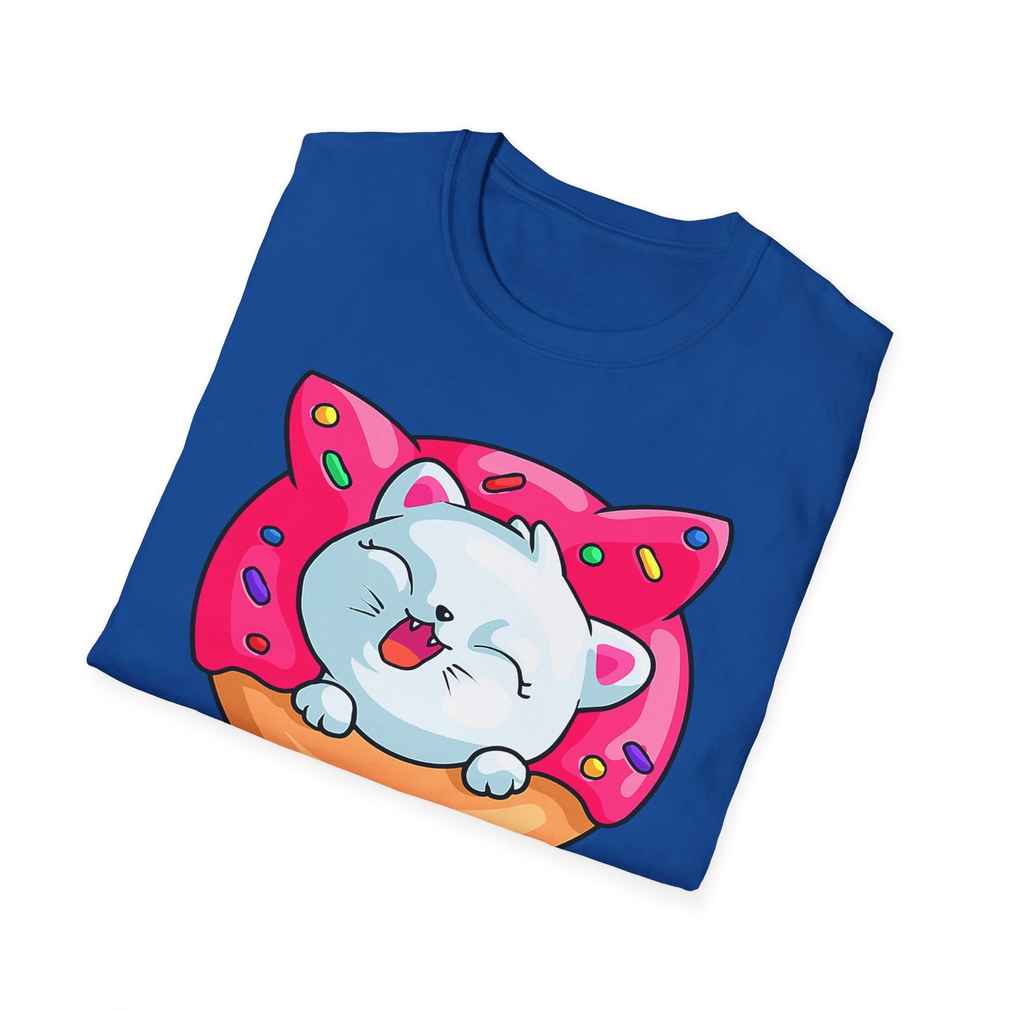 Cute Cat with Donut Unisex T-Shirt, Adorable Pet Lover Gift, Fun Summer Wear, Trendy Graphic Tee, Perfect for Birthdays, Casual Days, [...]