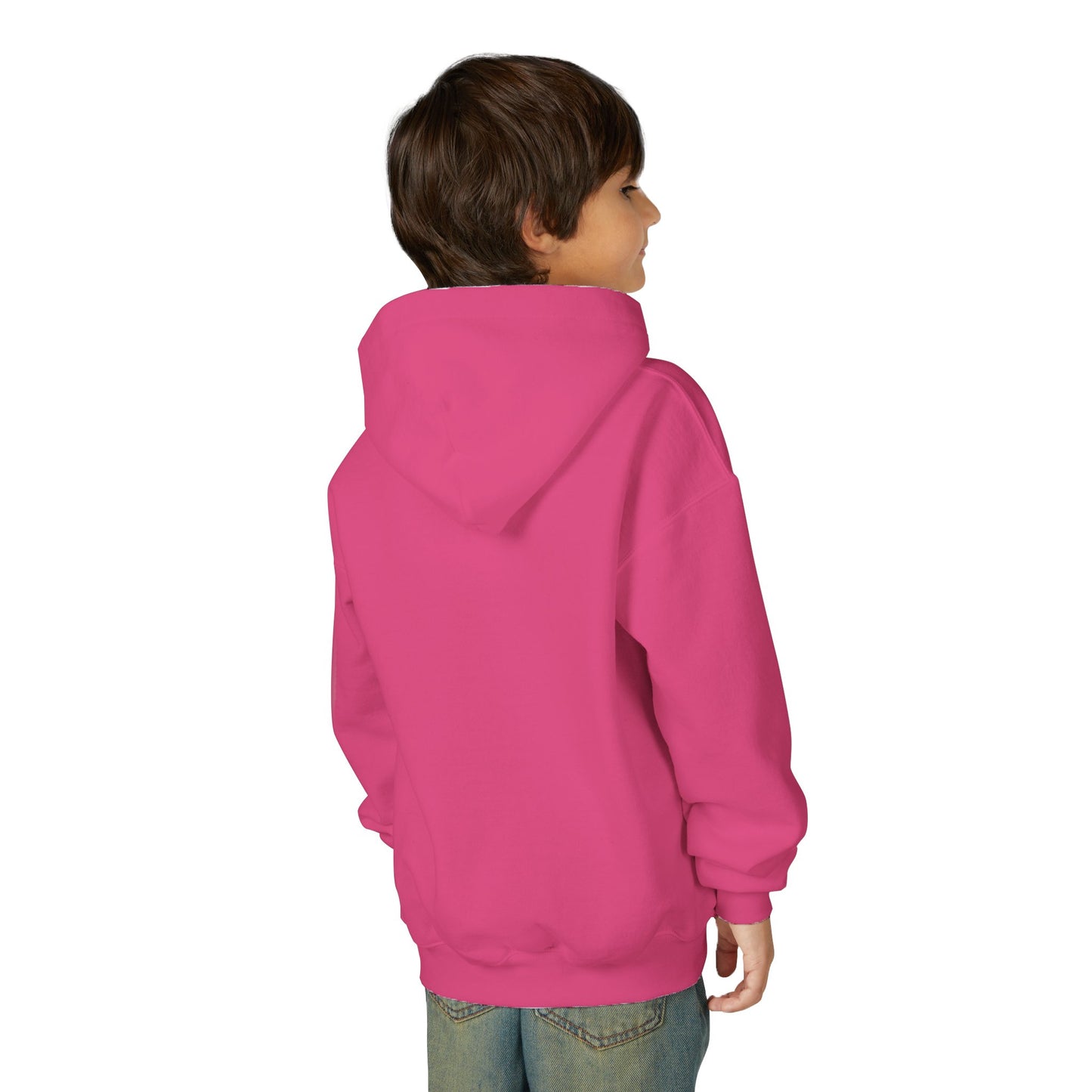 Youth Hooded Sweatshirt - Everyone is Welcome Here, Rainbow Sweatshirt, Cozy Pullover, Inclusive Gift, Kids Hoodie, LGBTQ+ Apparel