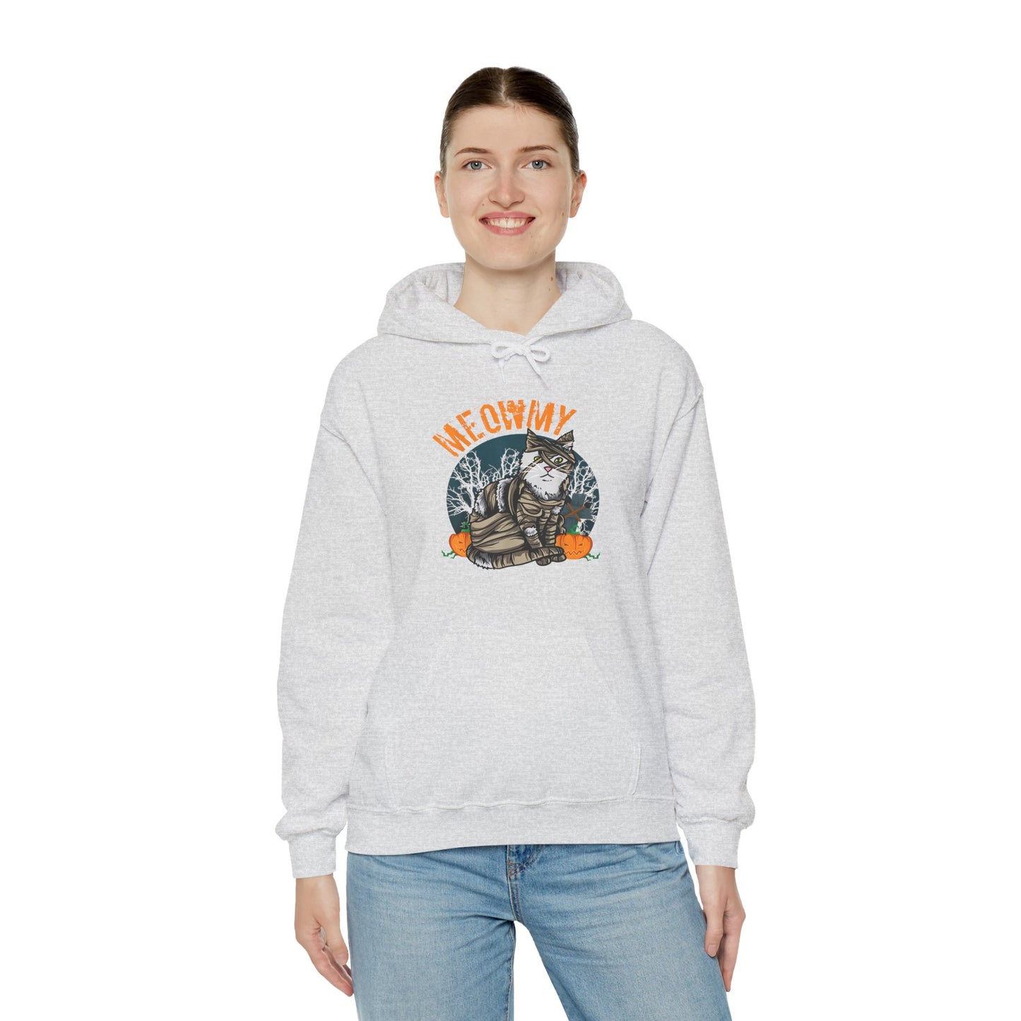 Cozy Cat-Themed Unisex Hoodie - Perfect for Cat Lovers, Fall Fashion, Halloween, Gift Idea, Casual Wear