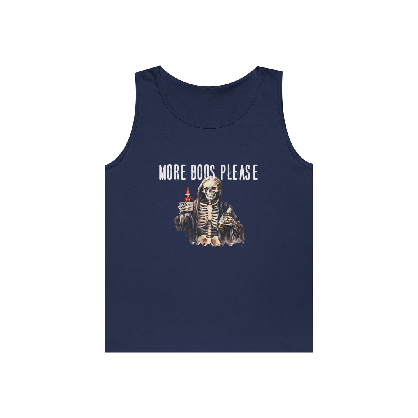 Unisex Skeleton Tank Top - Perfect for Halloween Parties, Casual Wear, Summer Outfits, Gifts for Friends, Festival Fashion