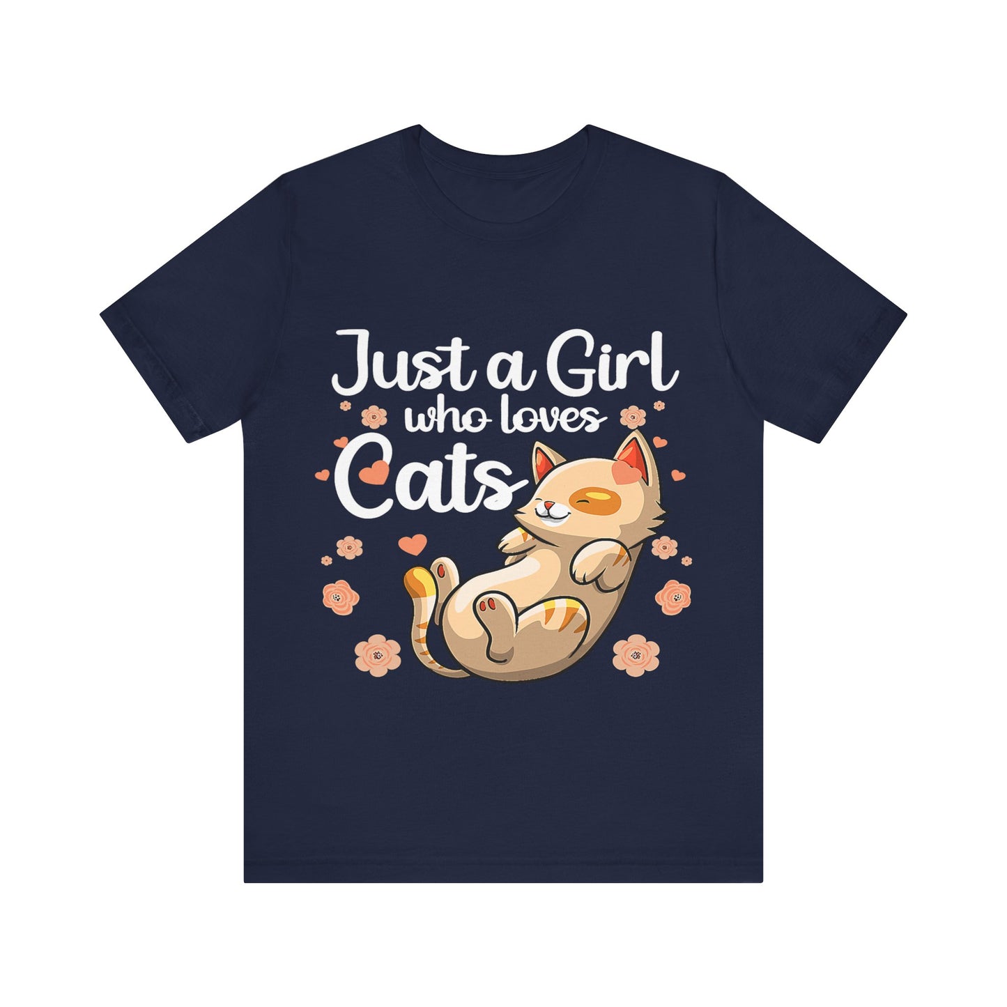 Adorable Cat Graphic Tee, Cute Cat Shirt, Gift for Cat Lovers, Pet Lovers Apparel, Casual Unisex Tee, Fun Animal T-shirt