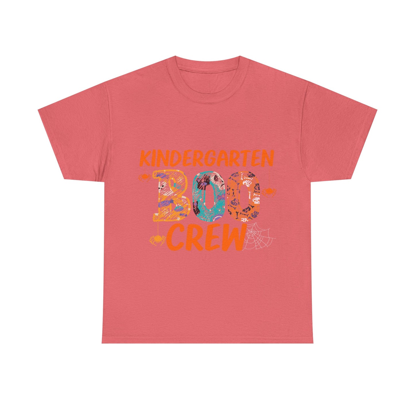 Kindergarten Boo Crew Tee, Unisex Cotton T-Shirt for Teachers, Class Parties, Halloween Costume, Fun School Spirit Wear, Gift for Kids