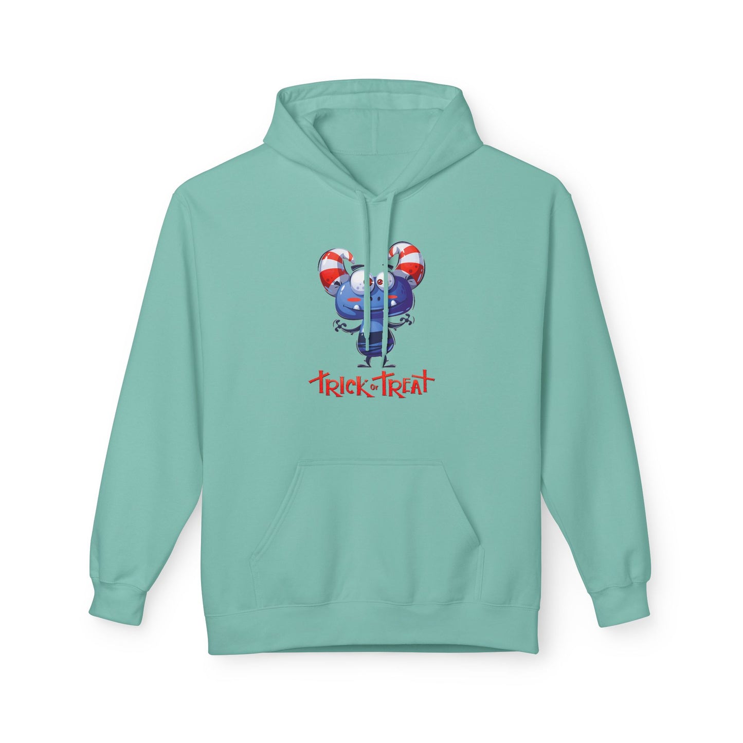 Halloween Trick or Treat Fleece Hoodie, Cozy Fall Sweatshirt, Perfect for Kids & Adults, Seasonal Wear, Halloween Costume Addition, [...]
