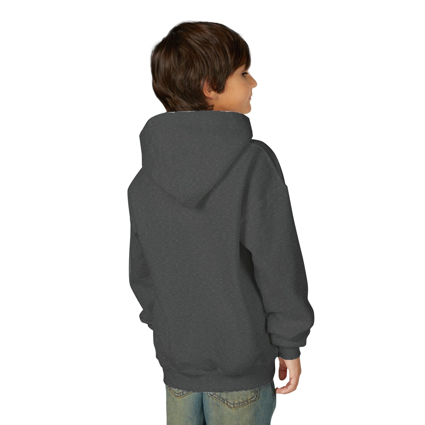 Youth Hooded Sweatshirt - Everyone is Welcome Here, Rainbow Sweatshirt, Cozy Pullover, Inclusive Gift, Kids Hoodie, LGBTQ+ Apparel