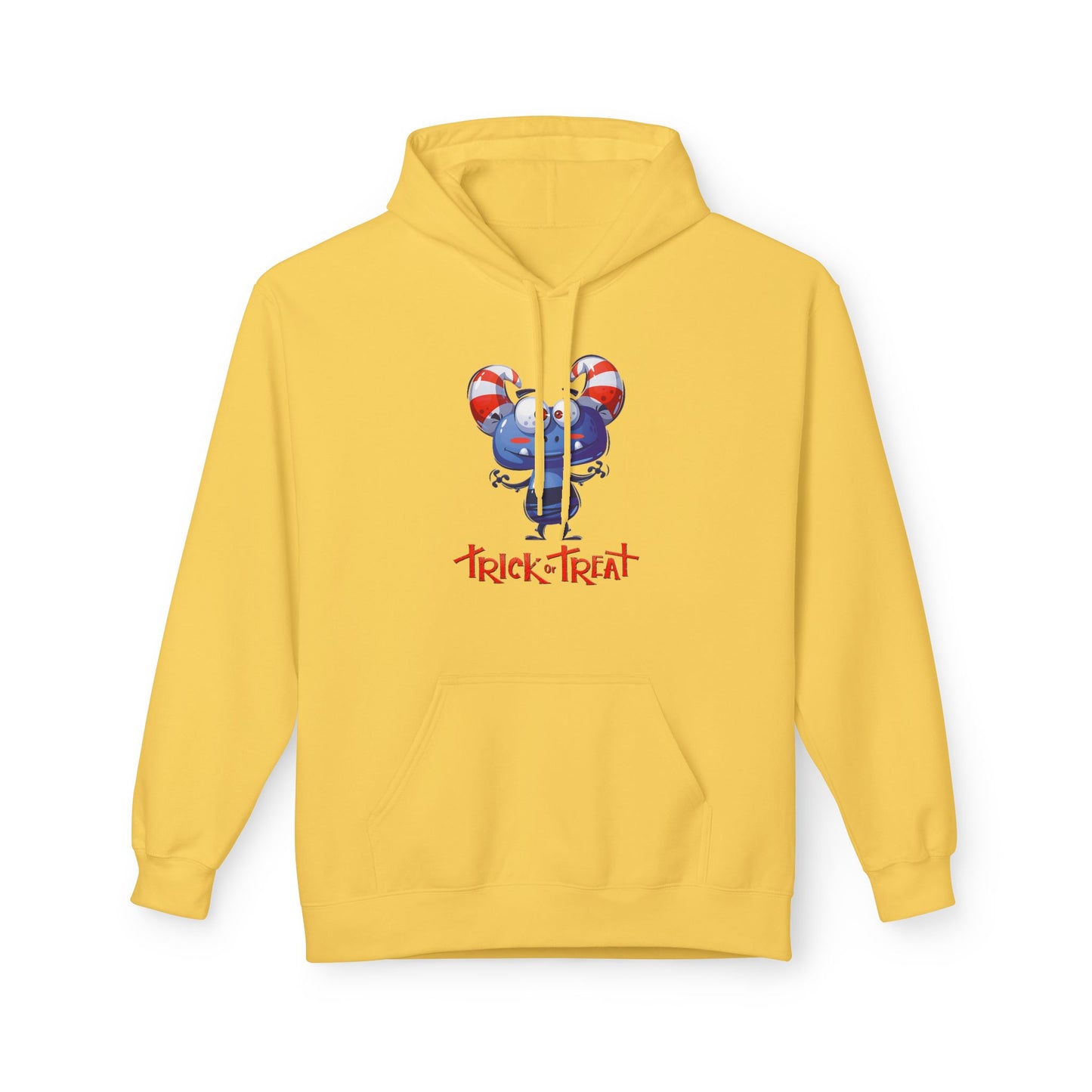 Halloween Trick or Treat Fleece Hoodie, Cozy Fall Sweatshirt, Perfect for Kids & Adults, Seasonal Wear, Halloween Costume Addition, [...]