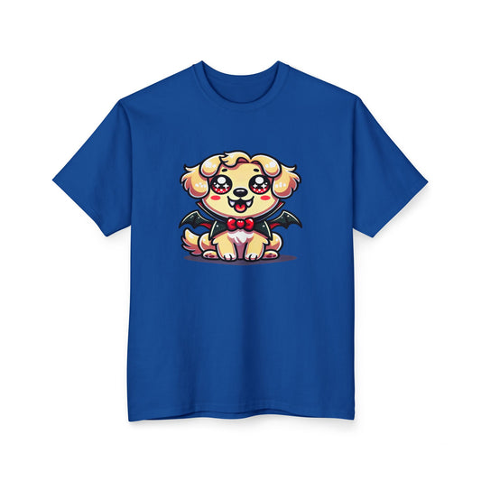 Cute Halloween Puppy Design T-Shirt, Perfect for Pet Lovers, Halloween Parties, Gift for Dog Lovers, Casual Wear, Unisex Style